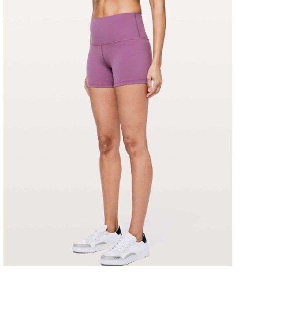 Lululemon Sz 10 Women's Align High Rise Athleisure Short 4" Inseam Plum